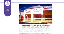 Desktop Screenshot of majesticburger.com